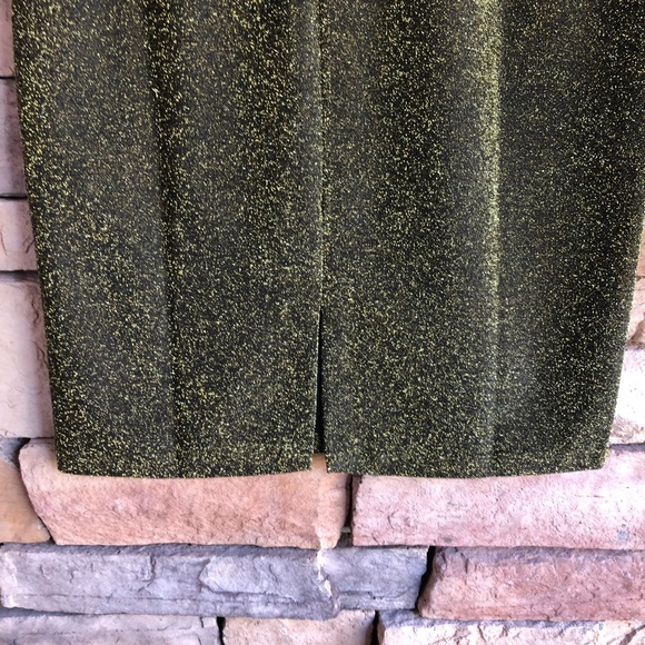 Michael Kors gold shimmer stretch Skirt NWT Large - Picture 6 of 8